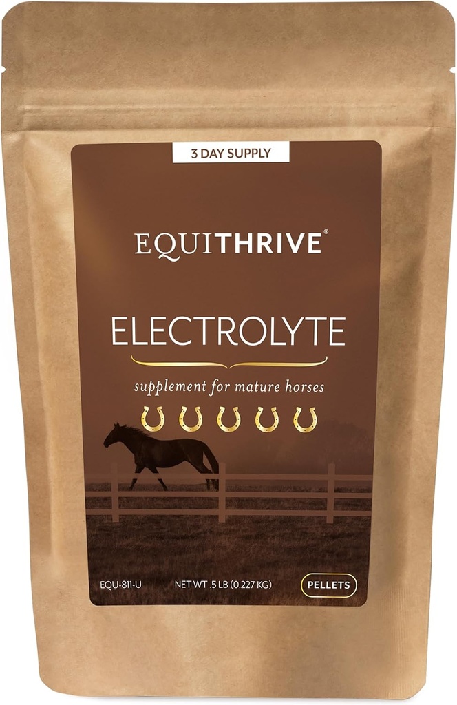 等效马电解片、维生素和矿物补充品、用于培训和竞争的Equine饲料用品、5磅、3天供应