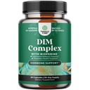 纯DIM 配有生物丙烯的男性补充剂 - DIM 配有雌激素的男性配有Hormone平衡和前列腺健康-Diindolylmethane Testosterone 配有 Brocoli Florets的复合剂 - 60 Capsules