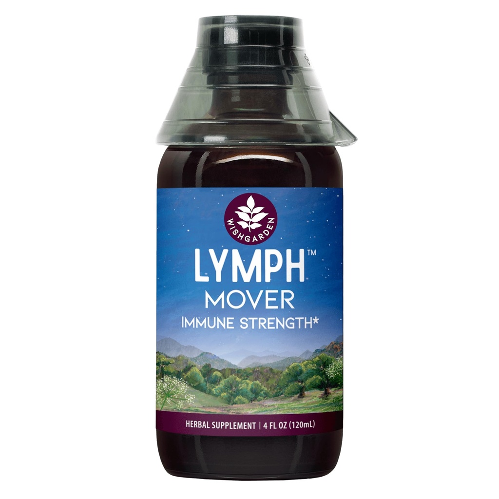 WishGarden Herbs Lymph Morrer Immune Power - 天然草药淋巴排水和淋巴清洁剂补充剂 Echinacea 用于免疫支持,支持健康淋巴系统功能,4oz