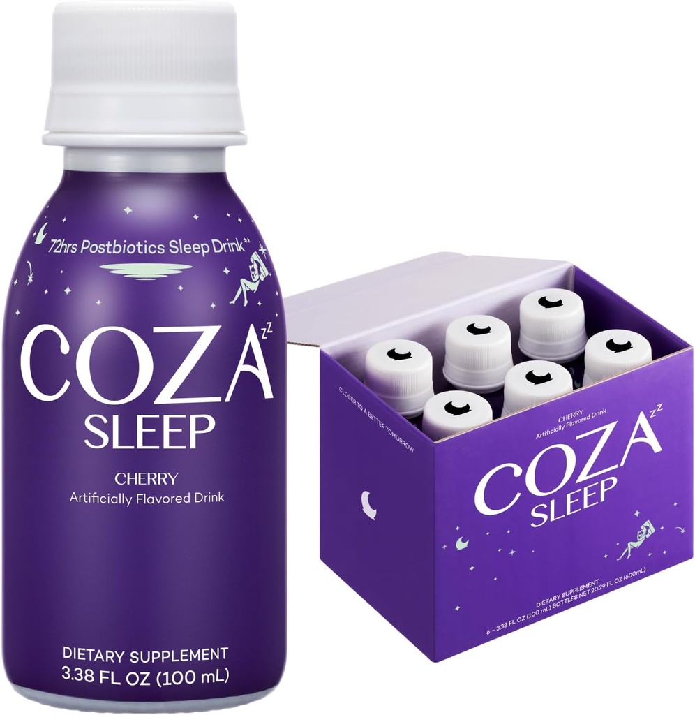 * 睡眠援助补充饮料 * Melatonin 免费 成人自然睡眠援助 * * Jujube、Magnesium、L Theanine、L Tryptophan、维生素B、Glycine、Hops QQ樱桃火焰(6页)