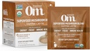 Om Mushroom超级食品 咖啡 Latte Blend Mushroom Powder, Single Service, 10 Counter, Lion's Mane, Cordyceps, Reishi, Chaga, 能源与精神明晰支持补编