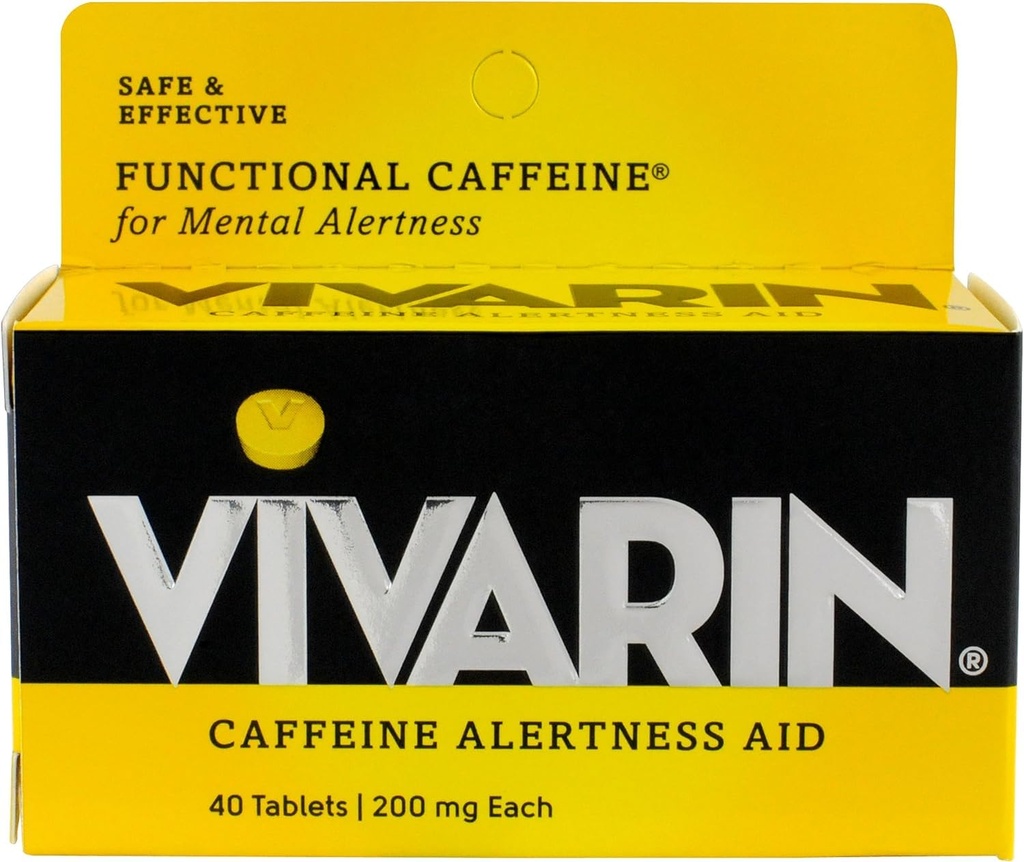 Vivarin Cafeine警戒援助,平板40 ea(6页)