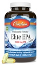 Carlson - Elite EPA宝石,1000毫克EPA鱼类油,野生捕食,挪威鱼类油,可持续源头,帮助维持健康的Triglyceride水平,120软胶