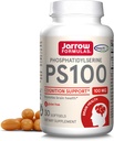 Jarrow Formules PS100 Posphatidylserine 100 mg, 脑健康和认知支持膳食补充剂,30 Softgel, 10-30日供应