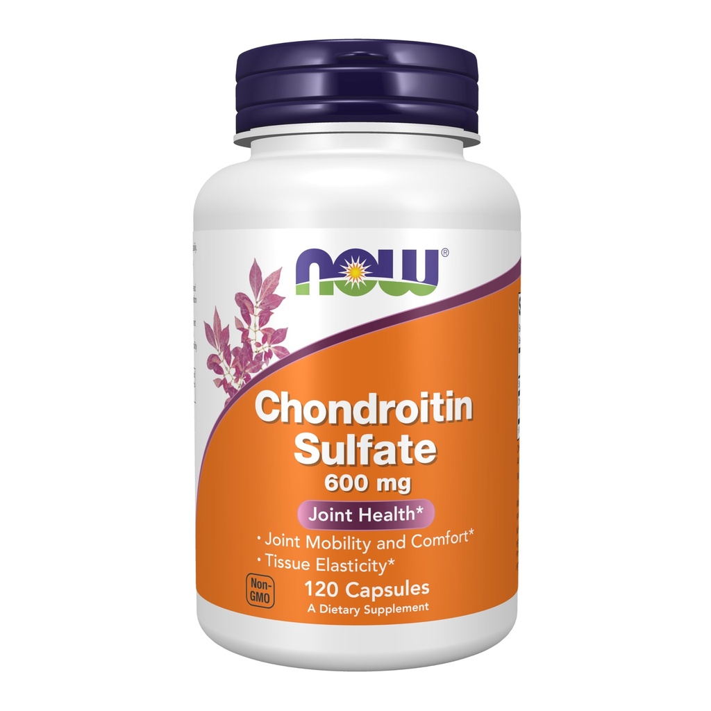 现在食品补充剂,硫酸Chondroitin 600 mg(一种甘油),联合健康*,120 Capsules