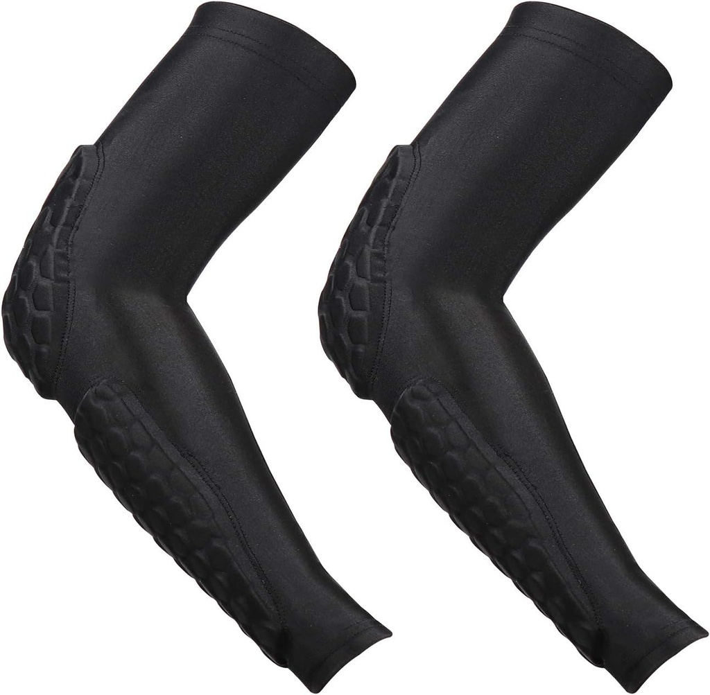 GUOZI Arm Elbow Sleeves, [2 Pack] Honeycomb Crashpressed Arm Elbow Pades for Youth 成人体育足球篮球排球赛冠军 互联网档案馆的存檔,存档日期2013-09-21.