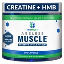生物信任无龄肌肉构建器 - Creatine HMB Powder with Vitamin D3 & Betaine - 构建和保存自然下降的肌肉质和强度 - 不受欢迎,30种服务