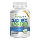 最佳钙和镁 + 维生素 D3 400 IU - 与硼- 极易吸收 10 形式 钙 + 磷 对骨强 - 全天然 - 240 Capsules - 2个月供应!