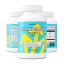 SMARTGROW 5-in-1 推广强骨眼与健康钙,维生素D3,氨基酸 – 睡眠援助,免疫支持,脑与眼健康 90 Capsules