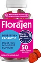 Florajen 妇女和男子的有机增生剂 -- -- Gut 健康与免疫支助补充 -- -- 便秘和布洛丁救济 -- -- 50古米