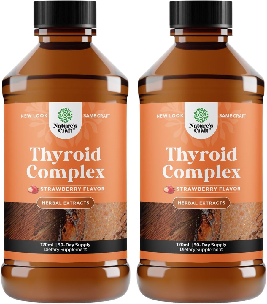 高吸收性甲状腺素支持补充剂 - Vegan 液态碘补充剂,用于支持使用Myo-Inositol硒和Sting Nettle增强能和聚焦2包的妇女和男子的甲状腺素
