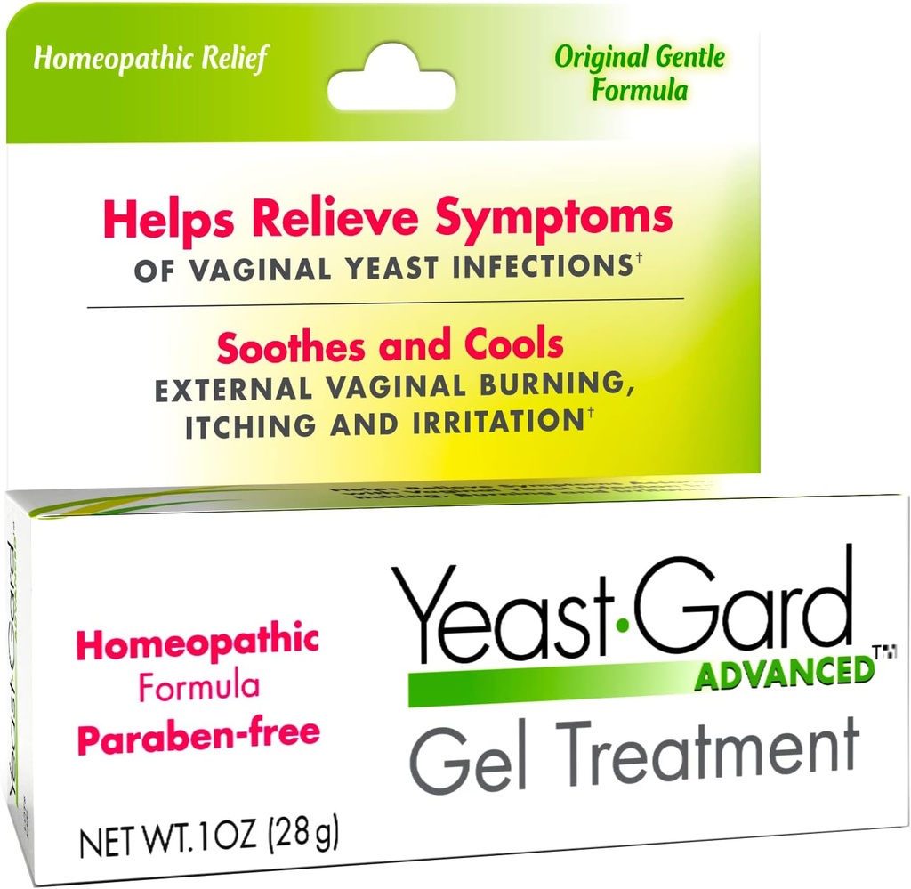 YeastGard 高级顺势疗法 Yeast治疗 Gel - White 1 oz