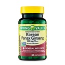 韩国的Panax Ginseng 蔬菜,100毫克,60个