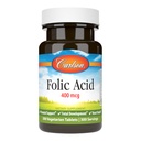 Carlson - Folic Acid, 400 mcg, 提供重要的产前支持, 胎儿发育, 300 片