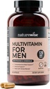 NatureWise Multivitamin for Meneral Support - 矿物和草药对能源,性能,豁免 - 维生素A,C,D,B-Complex - Soy & Gluten - Free,非GMO - 240 Capsules [6-Month Supplement]