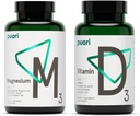 Puori Vitamin D3和镁锌补充剂,用于健康肌肉功能、骨质健康、免疫支持和钙摄取-非GMO和无葡萄糖