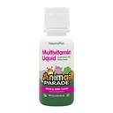 NaturesPlus 动物游行 儿童液体 多维他明 - 热带贝里 Flavor - 8 fl oz - 全食补充 - 蔬菜, Gluten Free - 16 services