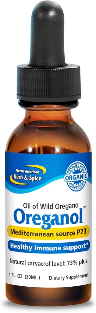 北美洲HERB & SPICE OREGINOL - 1 fl oz, 包2 - 未加工,野生,有机 OREGNO 石油 - 地中海源P73 - 非GMO - 864 总服务量