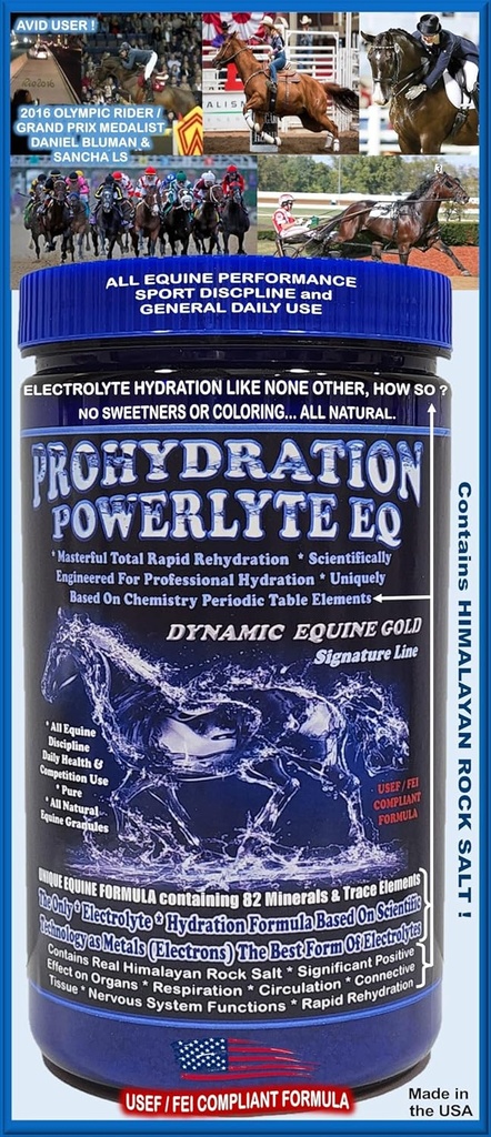 PROHYDRATION EQ... Equine Electrolyte/专业水力矩阵系统公式中的新育种. 1080g(服务60天)
