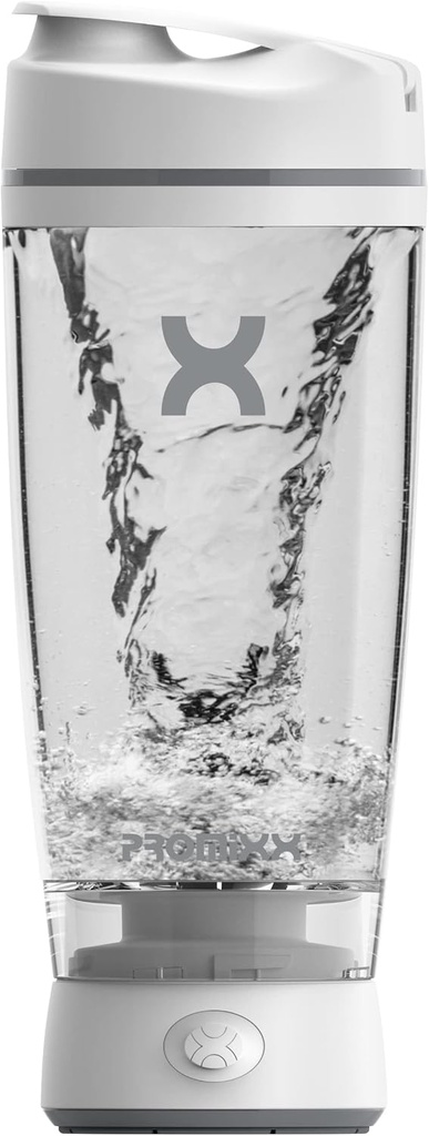 Promix 原始摇摆瓶 - 平滑蛋白摇摆的电池动力 - BPA Free, 20oz Cup (White)