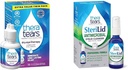 TheraTears 干眼治疗 润滑眼滴液用于干眼, 1 fl oz 瓶双倍包装 & SteriLid 眼皮清洁器和面部洗涤器, 为刺激眼, 2 fl oz 喷洒器