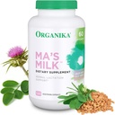 Organika Ma's Milk Herbal Lacting Supplate (120 Caps):用于百年的传统母乳喂养基本知识 - 祝福的Tedle, Fenugreek, Moringa - 乳制品支持牛奶供应增加