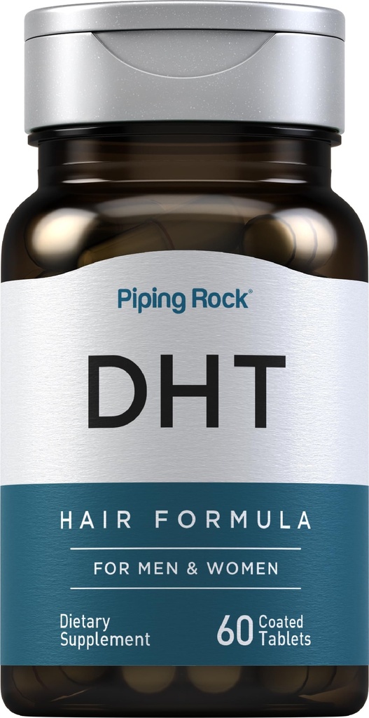 Piping Rock DHT 高级发型公式 | 60块板块 男女 | Non-GMO, Gluten Free Supplement