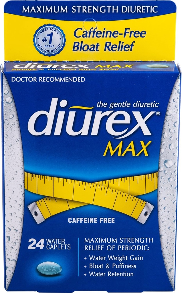 Diurex Max 水杯咖啡因免费 -- -- 24杯,2包