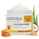超级天然商品 Manuka 蜂蜜奶油(4oz) – 适合儿童和成年人的所有皮肤类型的水分