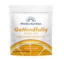 Gomindally 橙色 超级 平静 镁 粉末 饮料混合 水分 回收 豁免 和 能量 追踪矿物 基本维生素 L-神通 和 B 维生素复合体