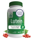 Lutein 20 mg 与 Zeaxanthin 4 mg 180 Softgels – 全译 Marigold 提取于自然 5:1 比率 – 支持健康眼,皮肤和大脑 – n-GMO 豆和Gluten free – 由健康营养(Health Thru Nature)制作.