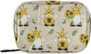 Gnome Bees药盒 7天药盒 旅行药盒组织者 带Zipper便携式周刊 维生素药品 补充 Holder Pouch 包