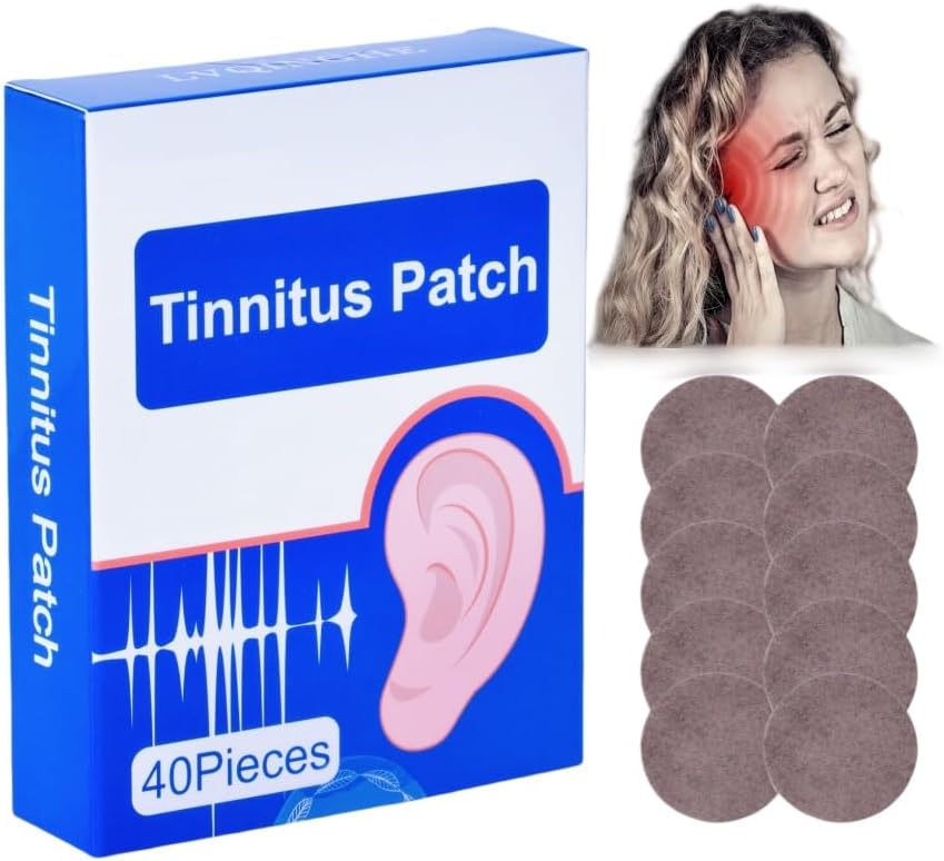 Tinnitus Relief for Ringing Ears,120PCS Tinnitus 补丁,有效缓解听力损失 3BOX