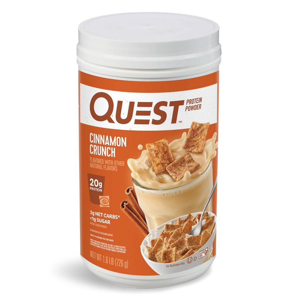 素食性营养 肉桂 蛋白粉 20g 蛋白质 2g Net Carb, 1g 糖, 低卡, Gluten Free, 1.6英镑, 24 种服务