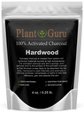 植物古鲁活化炭粉4 oz. HARDWOD - 食物级科舍尔非GMO - 牙齿白化,面罩和肥皂制作. 促进自然解毒和帮助文摘