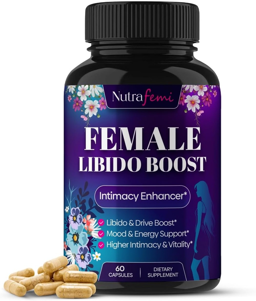 快速动作 高效Libido 助推器 女性-女性 Libido 助推器 激素平衡, Mood & Drive, Natural Lubrication - 与 Maca Root, Ginseng, Tribulus, Gingko & Ashwagandha 合作