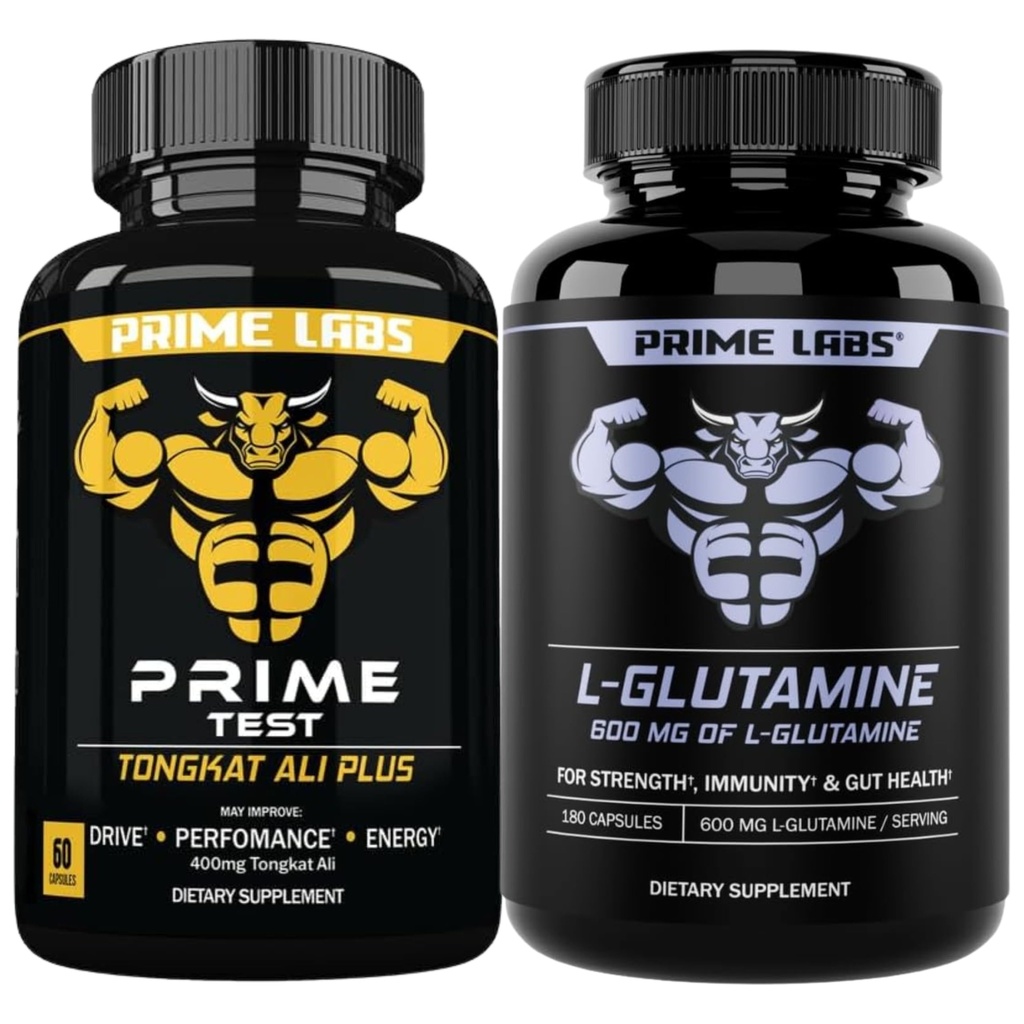 Prime Labs Tongkat Ali Plus(60厘米) + L Glutamine(180厘米)