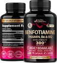 Benfotiamine 300 mg - 神经支持,能量和代谢支持 - Benfotiamine 补充脂肪-可溶性维生素B1 - 高生物可用性和可吸收性 - 与 Thiamin,维生素B12和B6 - 90 Capsules