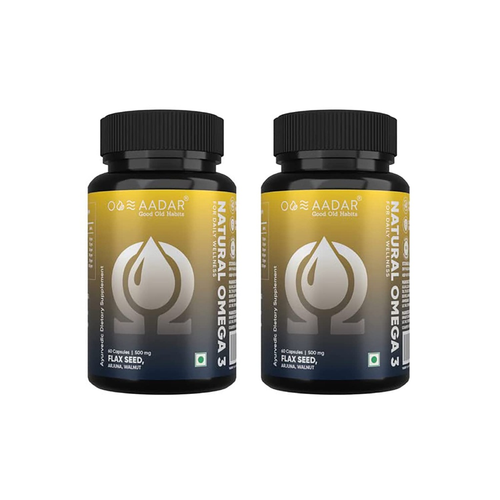 AADAR 天然Omega 3 Vegan脂肪酸和男女豁免补充