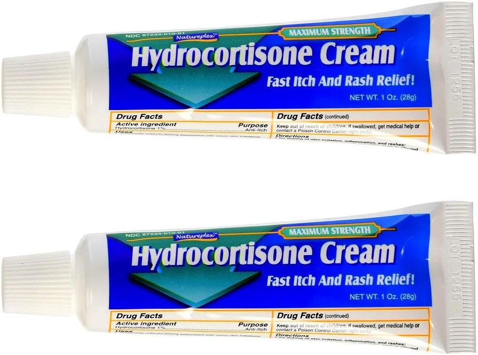Natexplex Hydrocortisone 1% 奶油, 1 Oz(包2)