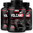 FORCE FACTOR 火山前工作硝酸盐助推剂,供有克赖汀和L-Citrulline的男性使用,以帮助催眠硝酸盐,能量,构建肌肉和改善血流,120 Counter(3包)