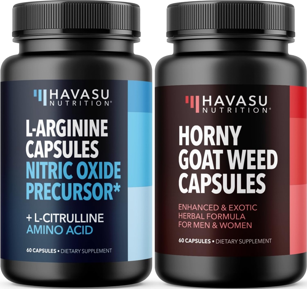 HAVASU 黄蜂山羊杂草(30种服务)和阿吉宁L Citrulline补充剂(30种服务)