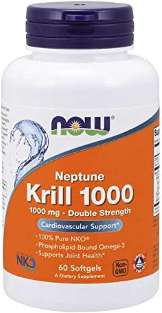 Neptune Krill 1000鱼油 1000毫克,60软胶(2包)