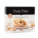 Proti-Thin Fluffy Nutter蛋白棒,15g蛋白质,低卡路里,甚低碳(VLC),低脂肪,高纤维斯纳克棒,KETO饮食友好,理想蛋白兼容,无格鲁滕成份,7/Box