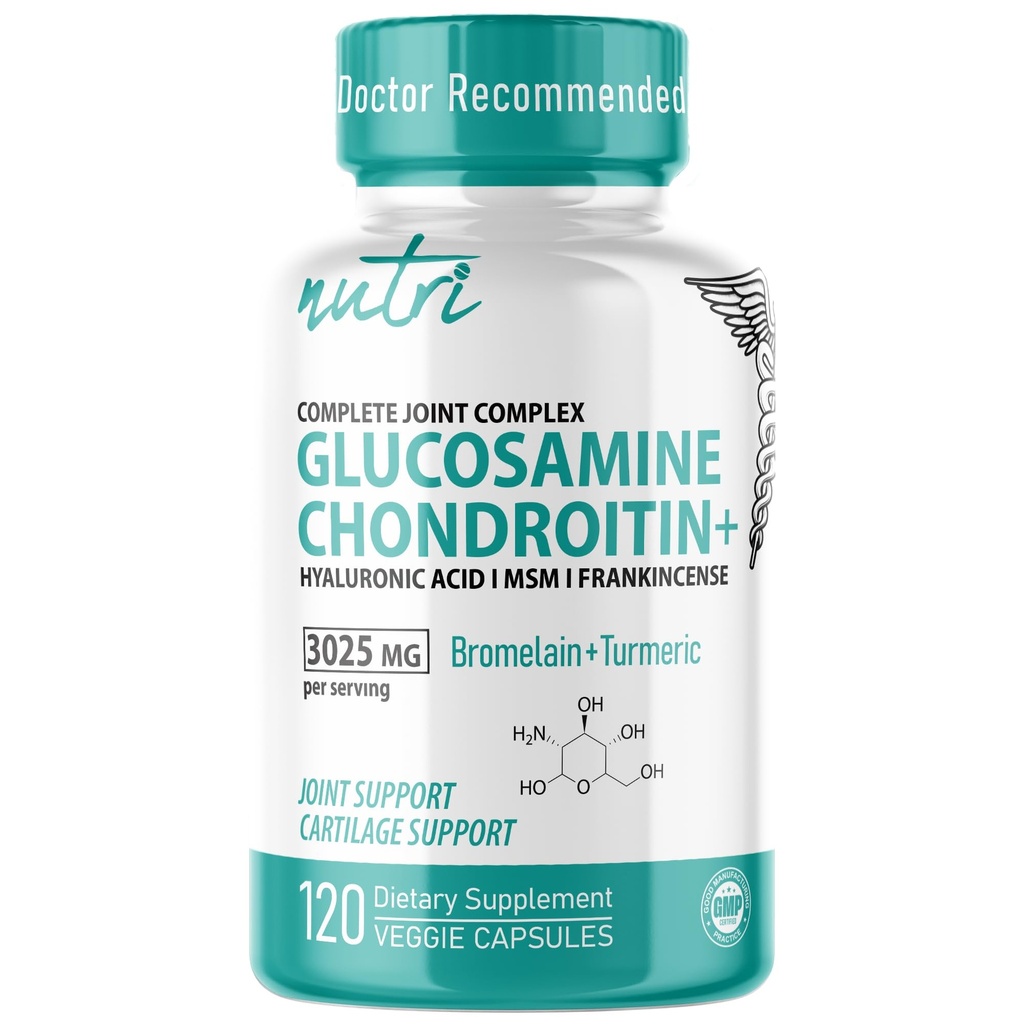 (原始内容存档于2018-07-21). Natural's Fusions Glucosamine Chondroitin MSM Turmeric Boswellia - 联合支持补编 - 120 Capsules - Chondroitin Sulfate Capsules - 与Hyaluronic酸 - 支持健康骨骼