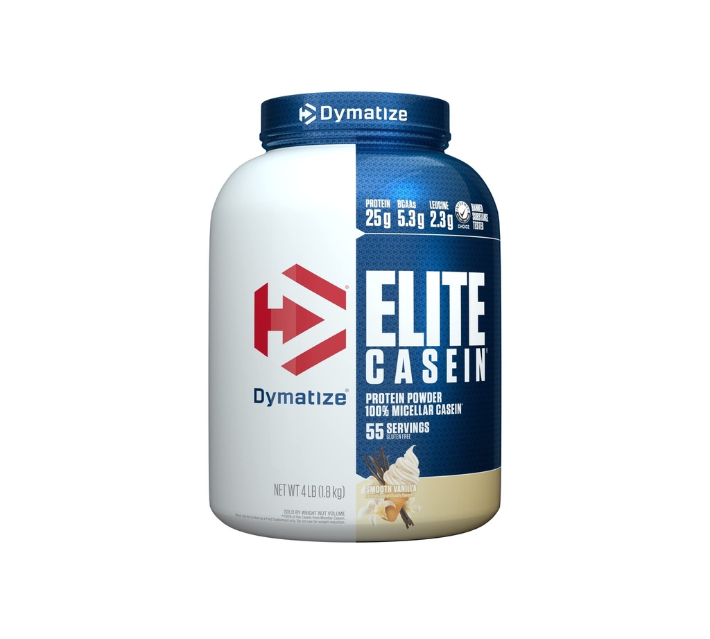 黄素蛋白粉、香草、100%米切拉、25克蛋白、5.4克BCAAs、2.3克Leucine、慢吸附过夜肌肉恢复、4磅(55次服务)