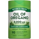 大自然的真相 Oregano 油软胶 | 90 药丸 | 含 Carvacrol | Non-GMO & Gluten 免费补充品