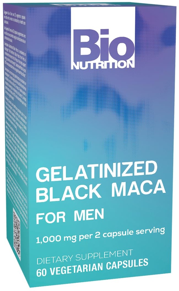 生物营养 Gellatinized Black Maca 60 蔬菜卡普勒斯 | 1500 mg / service → 能量靴 → 钙 → 镁 → 磷