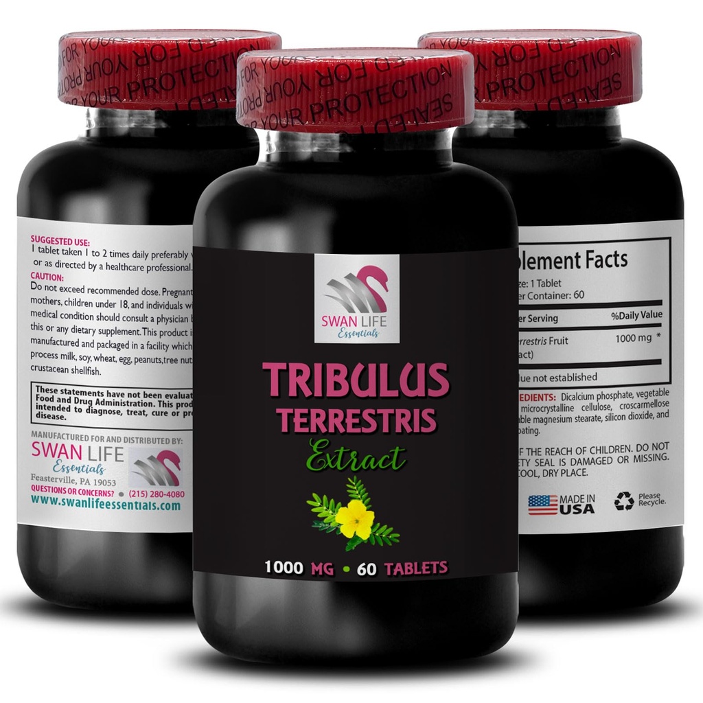 Stamina Power - TRIBULUS TERRESTRITES EXTRACTS - 能源用于活动,能源支持公式,主动能源支持,植物能源促进,活动动力,主动工作促进 1瓶60平板