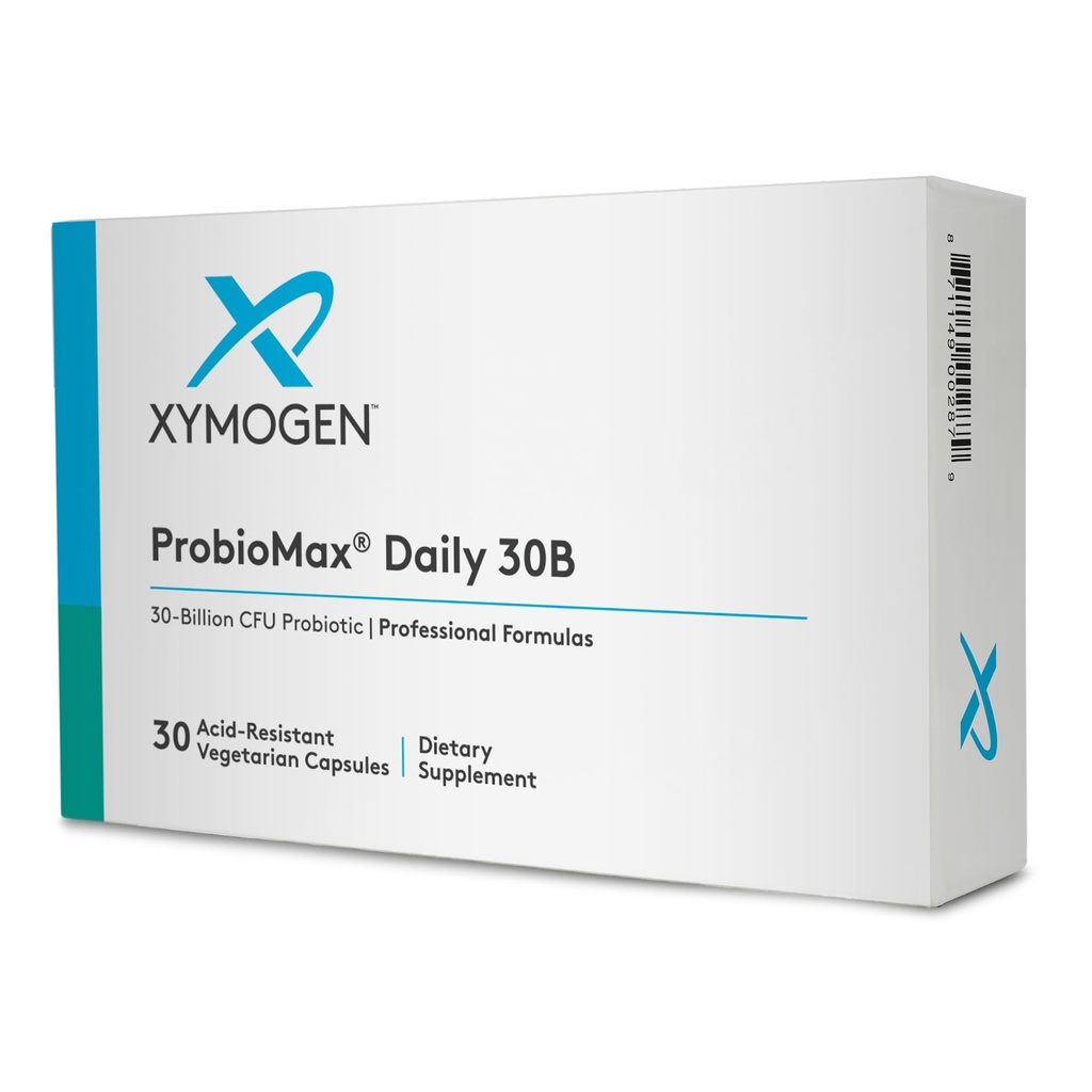 XYMOGEN Probiomax Daily 30B - 植物学,乳制品学和Gluten Free Probiotics for Digestive Health - 女性与男性的Probiotic营养补充剂 - 前称Probiomax Daily DF (30 Capsules)
